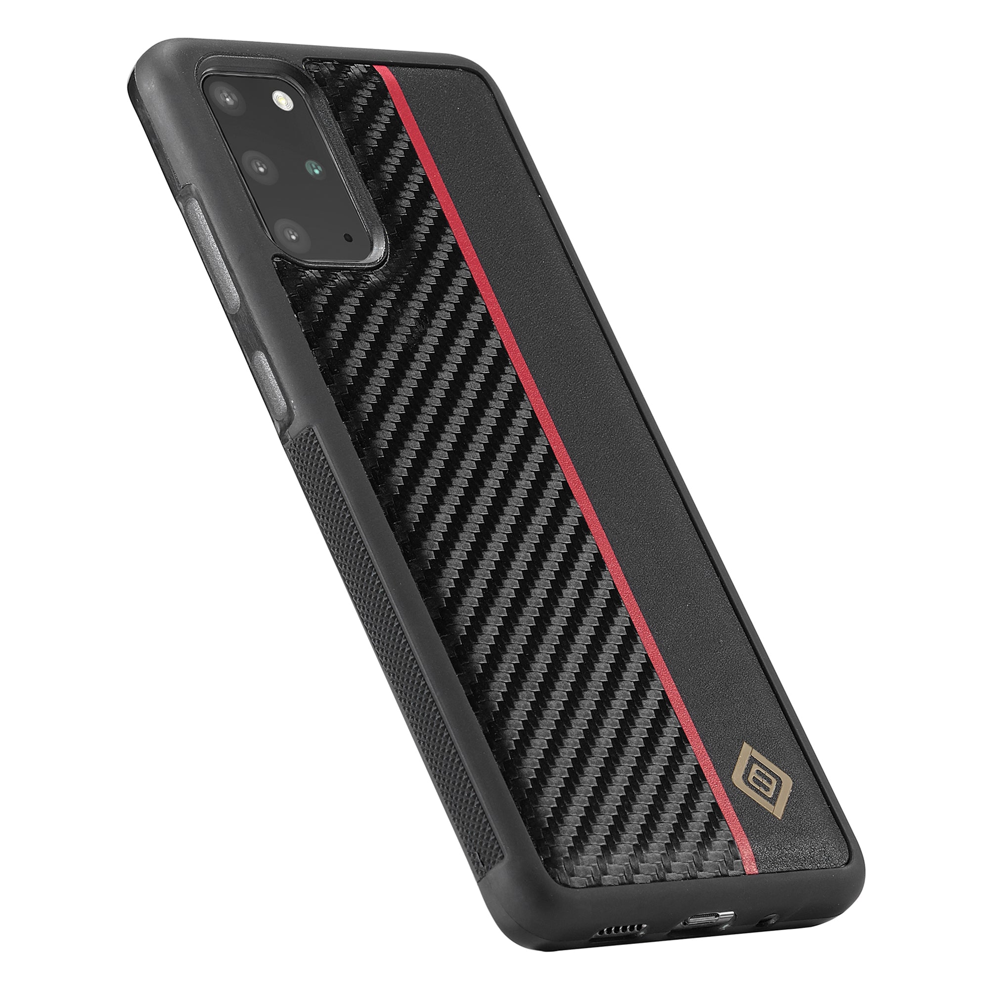 LC.IMEEKE For Samsung Galaxy S20 Plus 4G / 5G Phone Cover Carbon Fiber Texture Leather+TPU+EVA Back Case LC.IMEEKE For Samsung Galaxy S20 Plus 4G / 5G Phone Cover Carbon Fiber Texture Leather+TPU+EVA Back Case